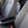 Кришка підлокітника Armrest Volkswagen Skoda Seat Чорна екошкіра
